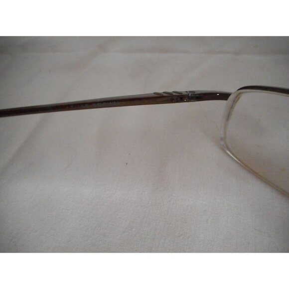 Unisex partial rimless bronze metal eyeglasses glasses frames (with lenses) #2 - Picture 5 of 7